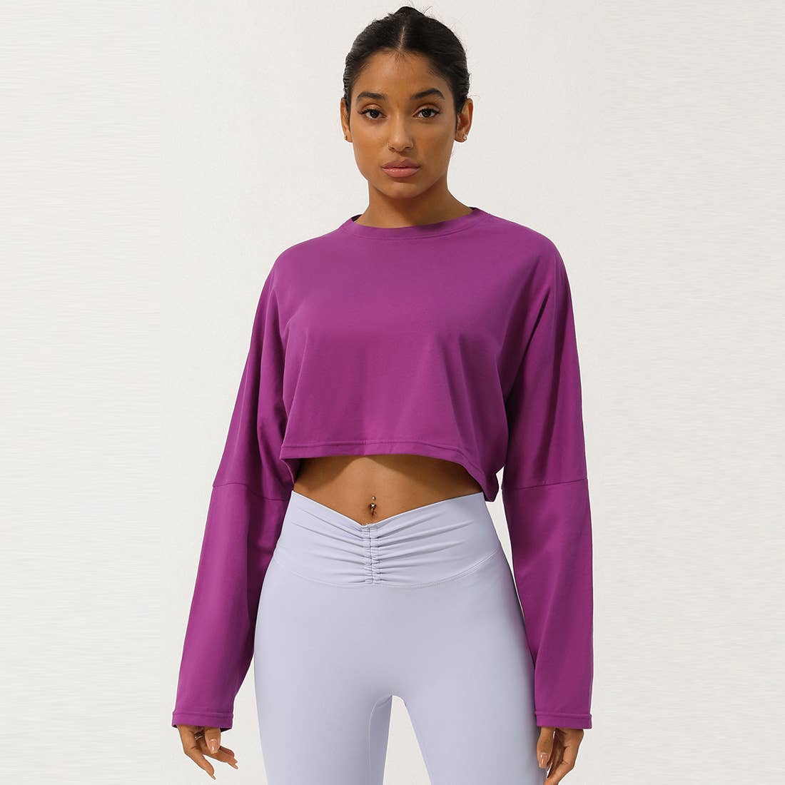 Sodalemon - Vente Chemise – femme - chemises amples à manches longues de yoga et de sport pour femmes3