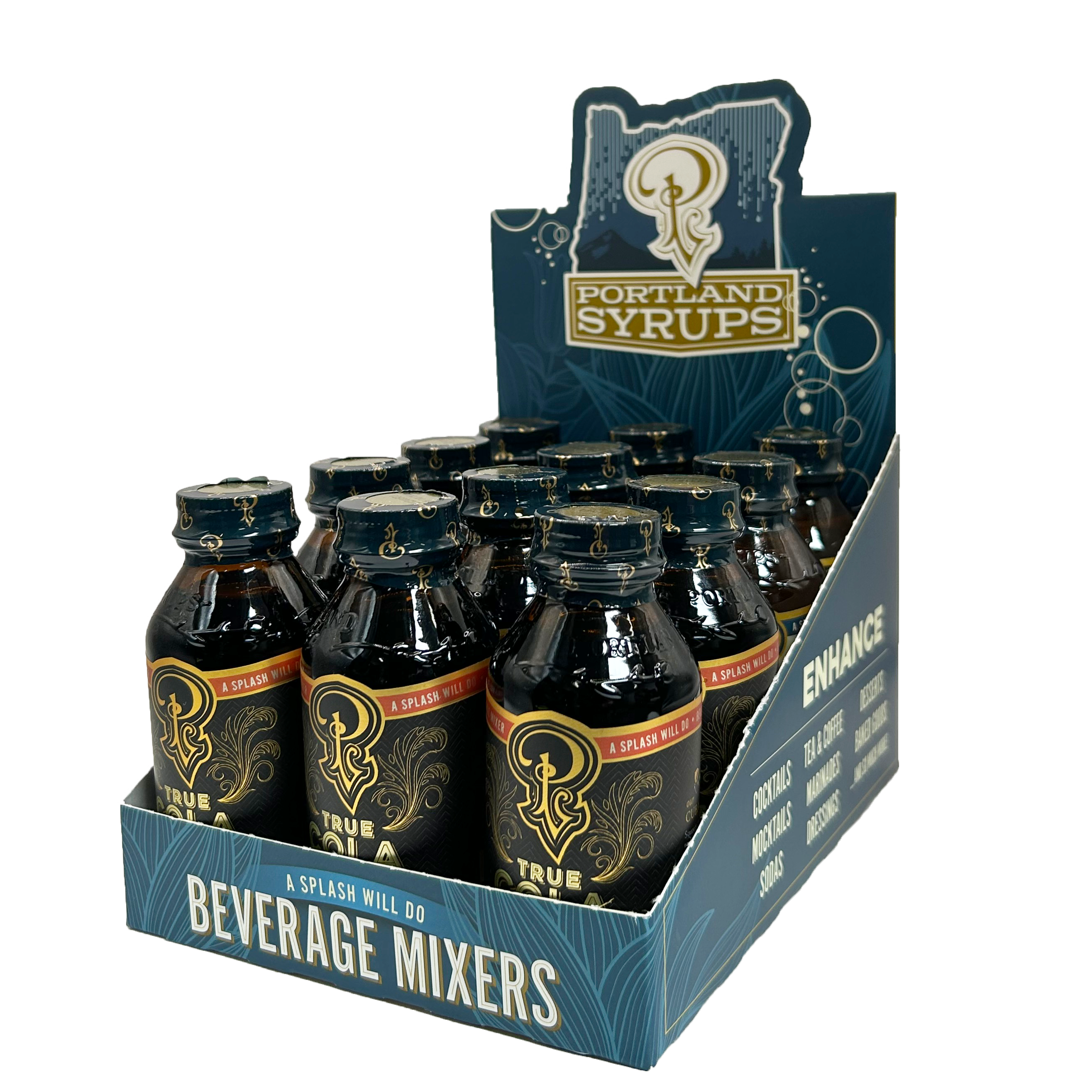 Portland Syrups - Wholesale Cocktail Mix/Syrup - True Cola Syrup 3.4oz - cocktail / mocktail beverage mixer1