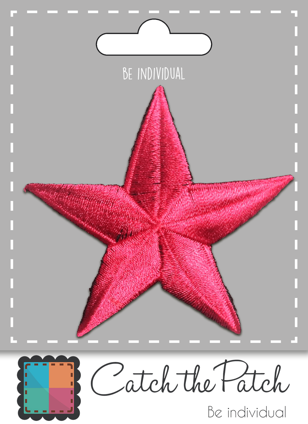 pink Iron-on patch - star for wholesale on Faire1