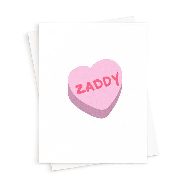The Candy Heart Card for wholesale by Queen B Cards