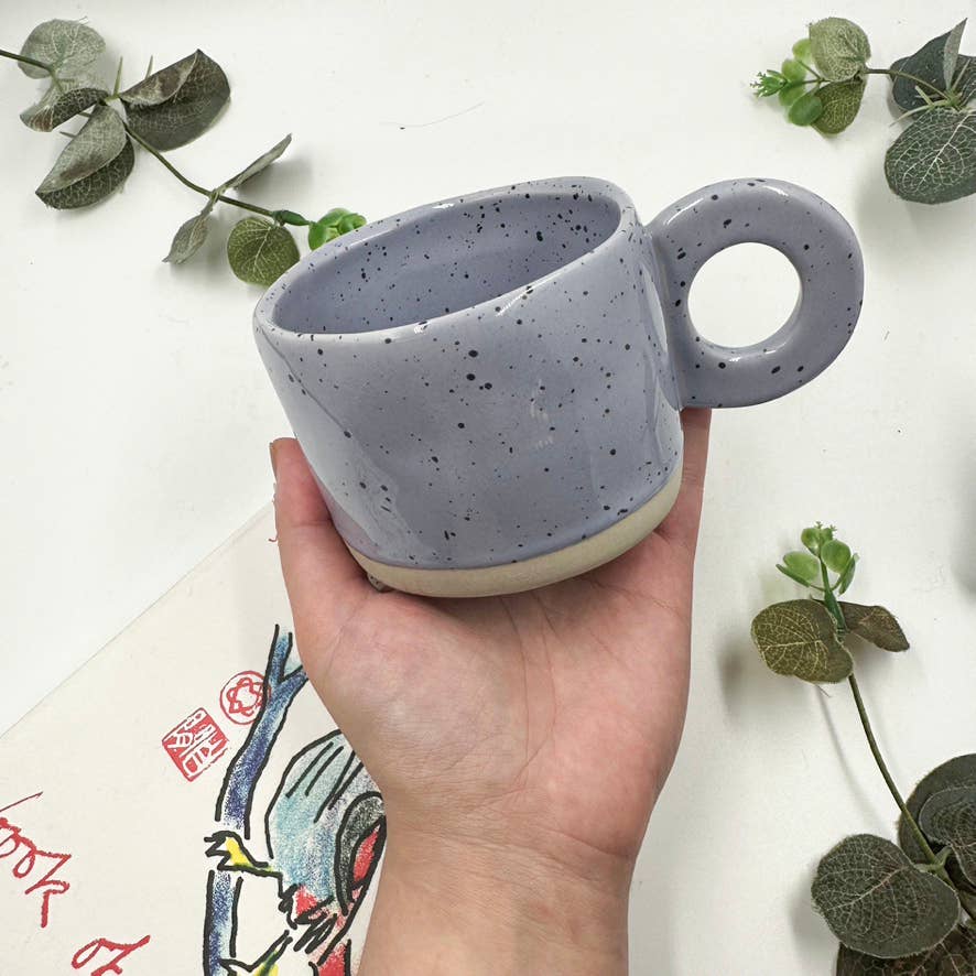 Chow's Stories - Wholesale Coffee Mug - Speckled pastel ceramic mug, Speckle handmade mug8