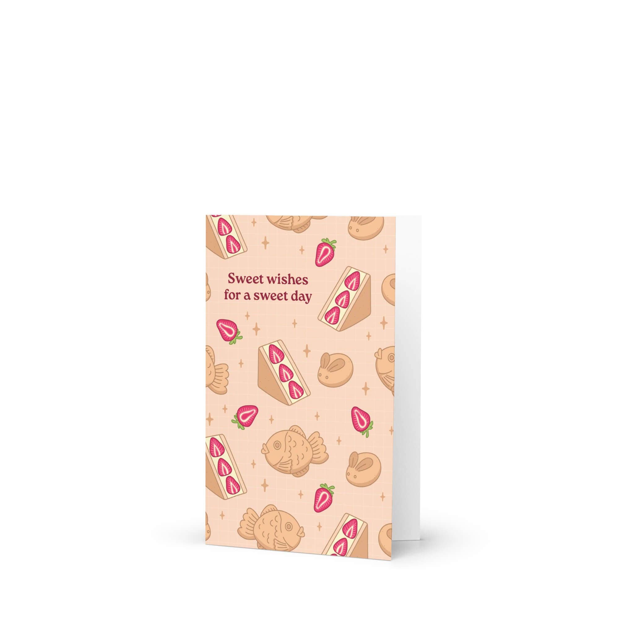 Cute Asian Cards – wholesale Birthday card – Sweet Dessert Birthday Card | Funny Aesthetic Asian Greeting Cards2