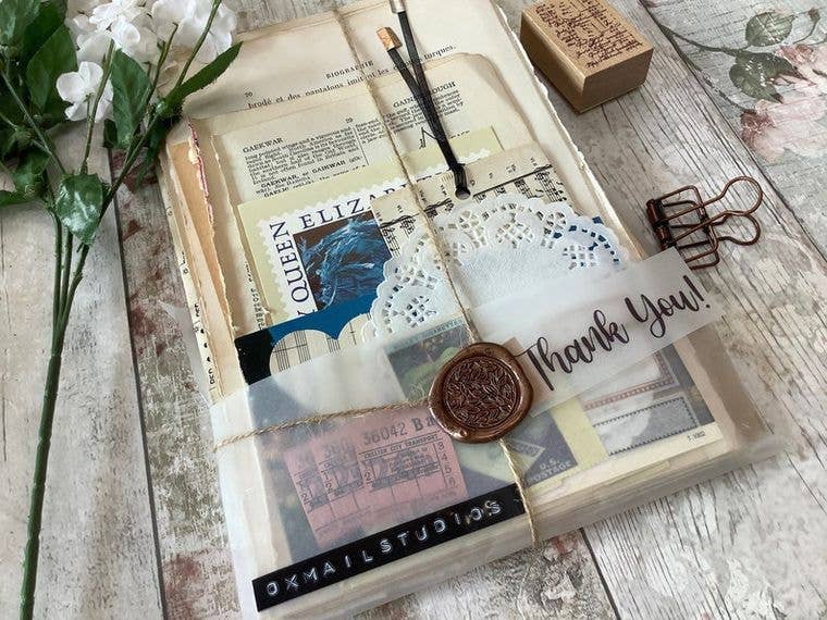 OXMailStudiosLTD – wholesale Scrapbook – Vintage Paper Bundles1