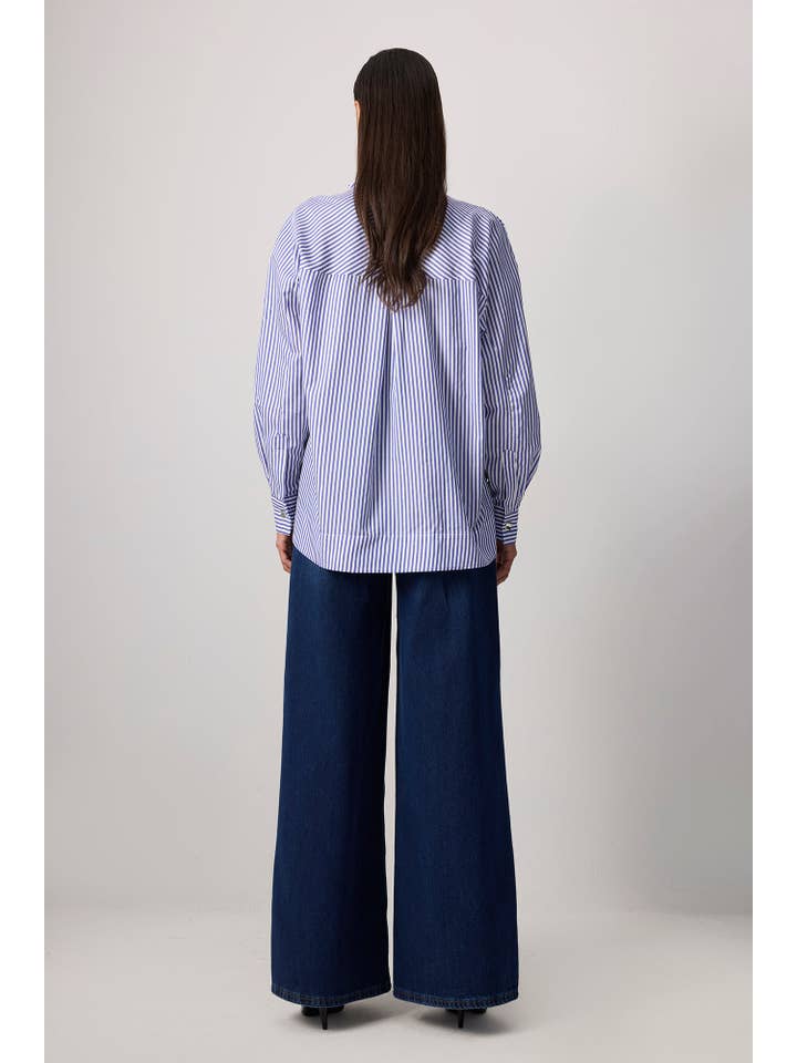 Saks Mavisi STRIPED TUNIC WITH METAL BUTTONS for wholesale on Faire5