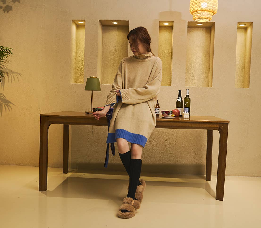 Comfortarians – Meias - Mulher por atacado – Meias Altas de Lã e Caxemira da Linha Premium9