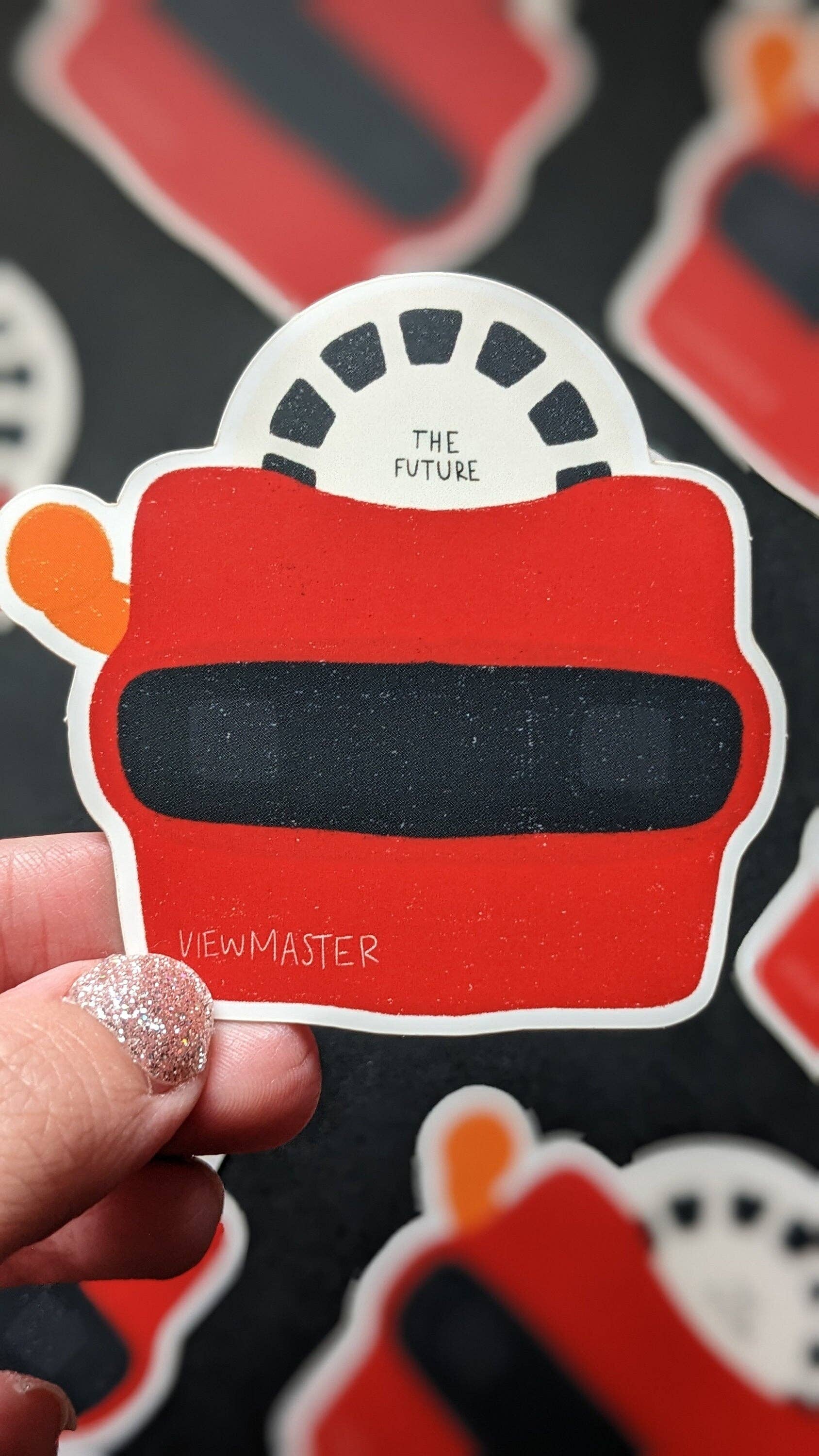 Retro Pop Paper - Wholesale Sticker - Viewmaster Retro Sticker (Matte + Weather-resistant)3