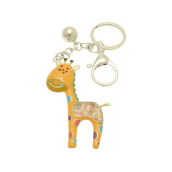 Yellow Giraffe Keyring for wholesale by Miss Milly Limited