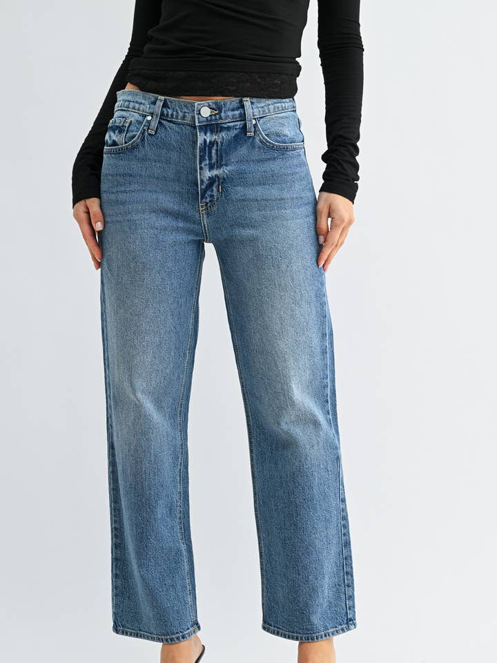 BP526J - MD - Classic Straight Leg for wholesale by JUST BLACK DENIM