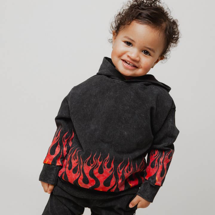 Kids Hoodie - Flames for wholesale by RAGS