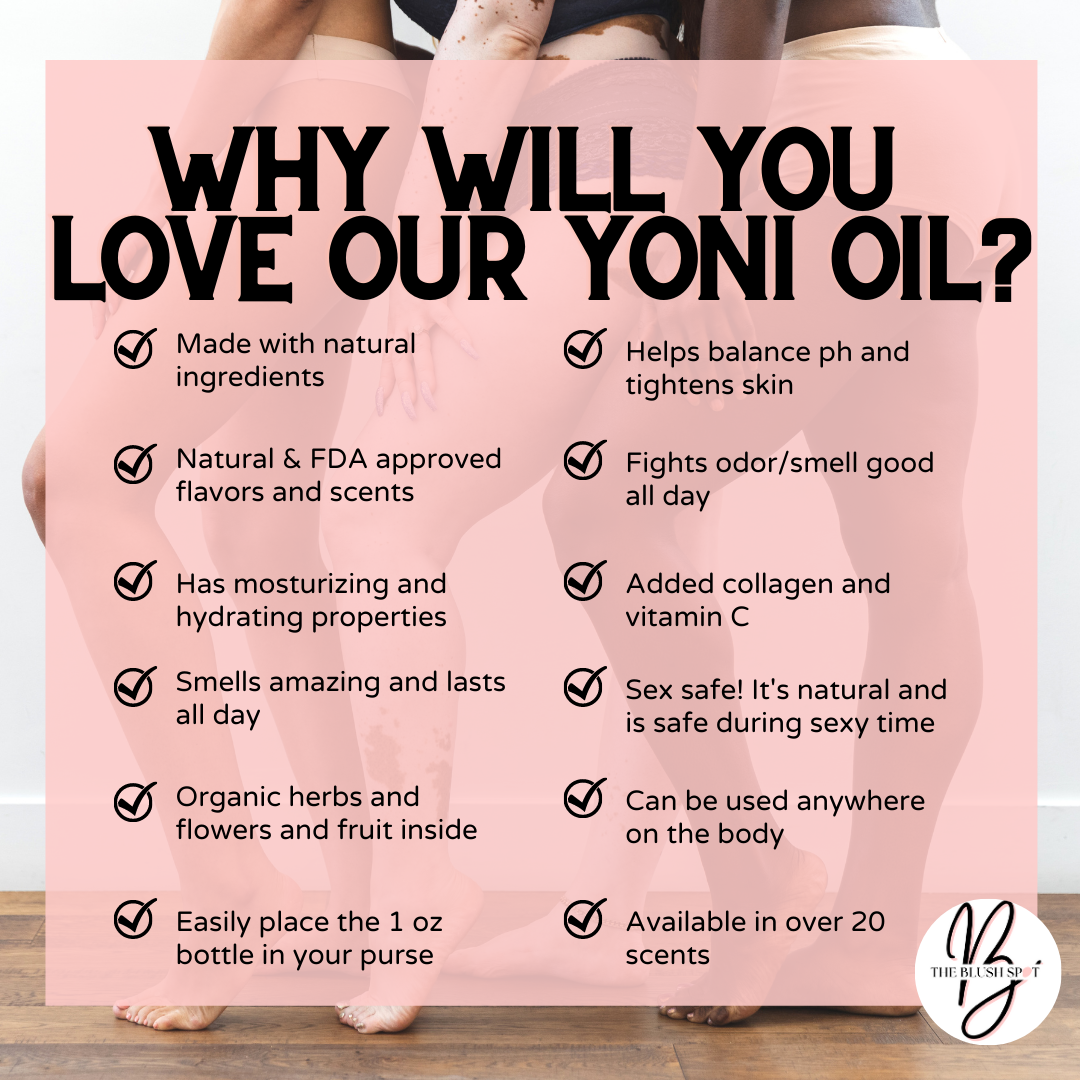 The Blush Spot - Wholesale Retailer Display - Beauty & Wellness - Strawberry Yoni Oils - Organic and Edible2