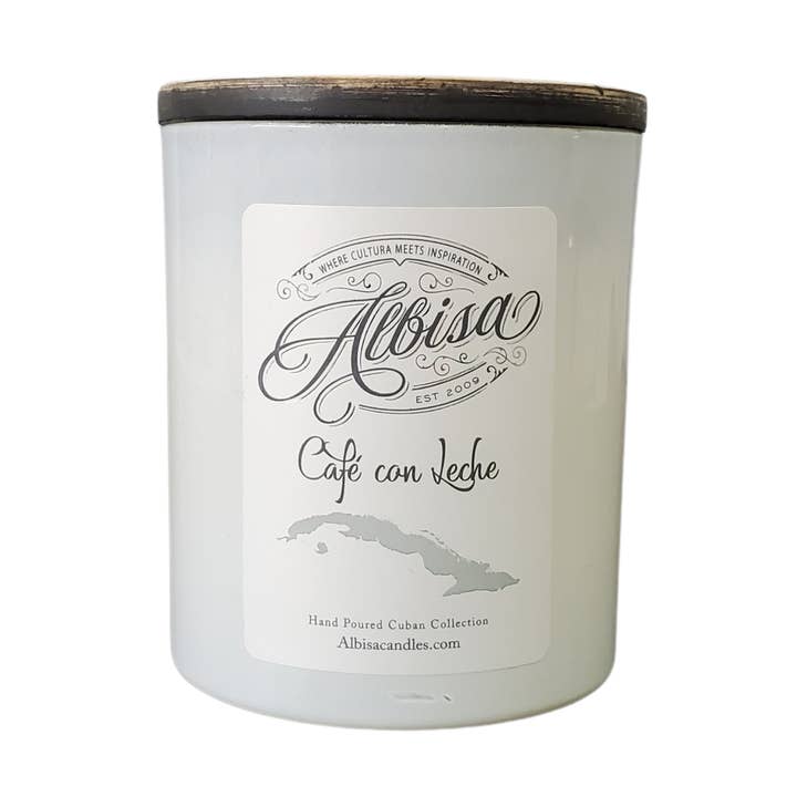 Café con Leche Candle for wholesale by Albisa Candles