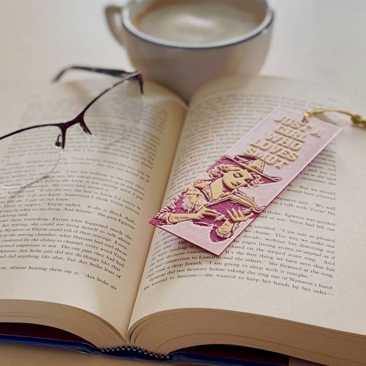 Twisted Layers - Wholesale Bookmark - Just a Girl Who Loves Smut 3D Bookmark1