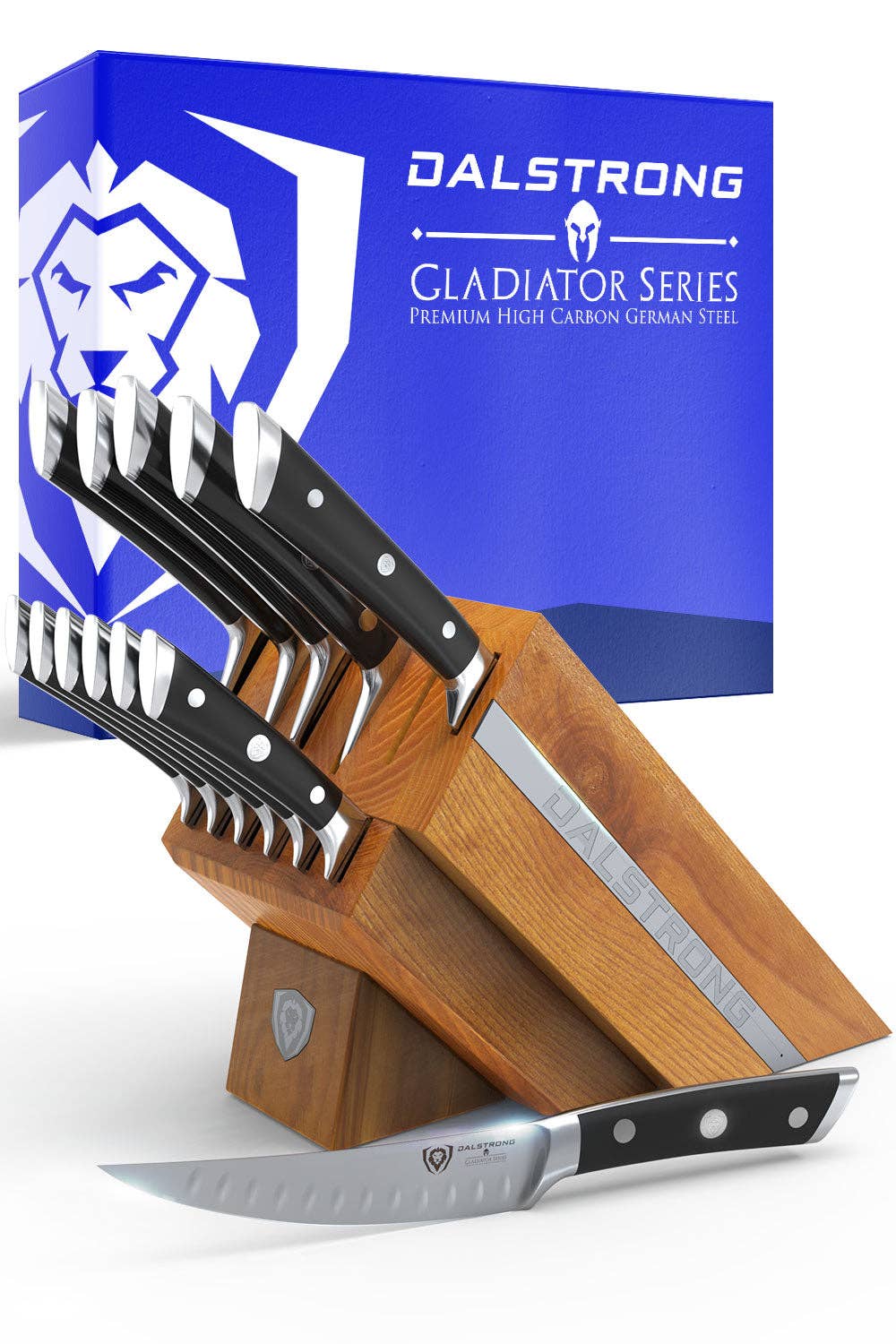 Dalstrong - Wholesale Knife Set - 12-Piece Block Set | Black | Gladiator Series | Dalstrong ©0