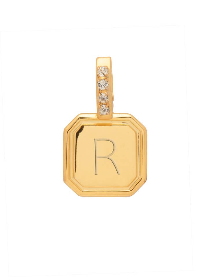 R Initial Charm - CFR27BGCRY for wholesale by Sorrelli