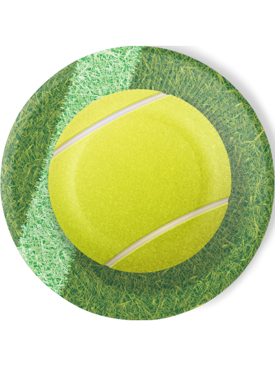 Dream Party - Wholesale Disposable Plate - Dishes 23 Tennis & Padel0