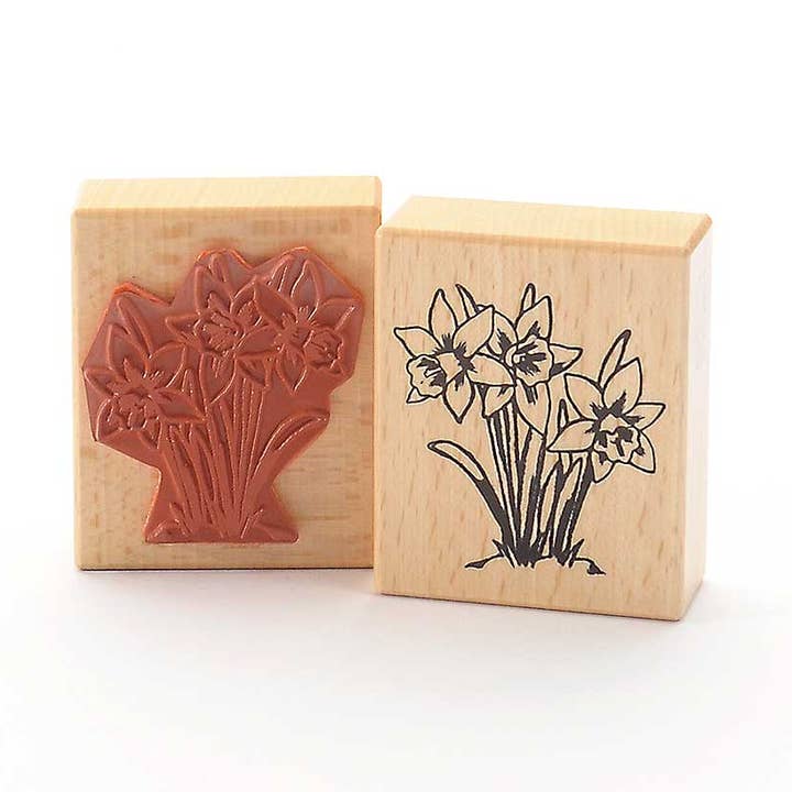 Heindesign - Vendita all'ingrosso Timbro in gomma/decorativo - Timbro: narcisi0