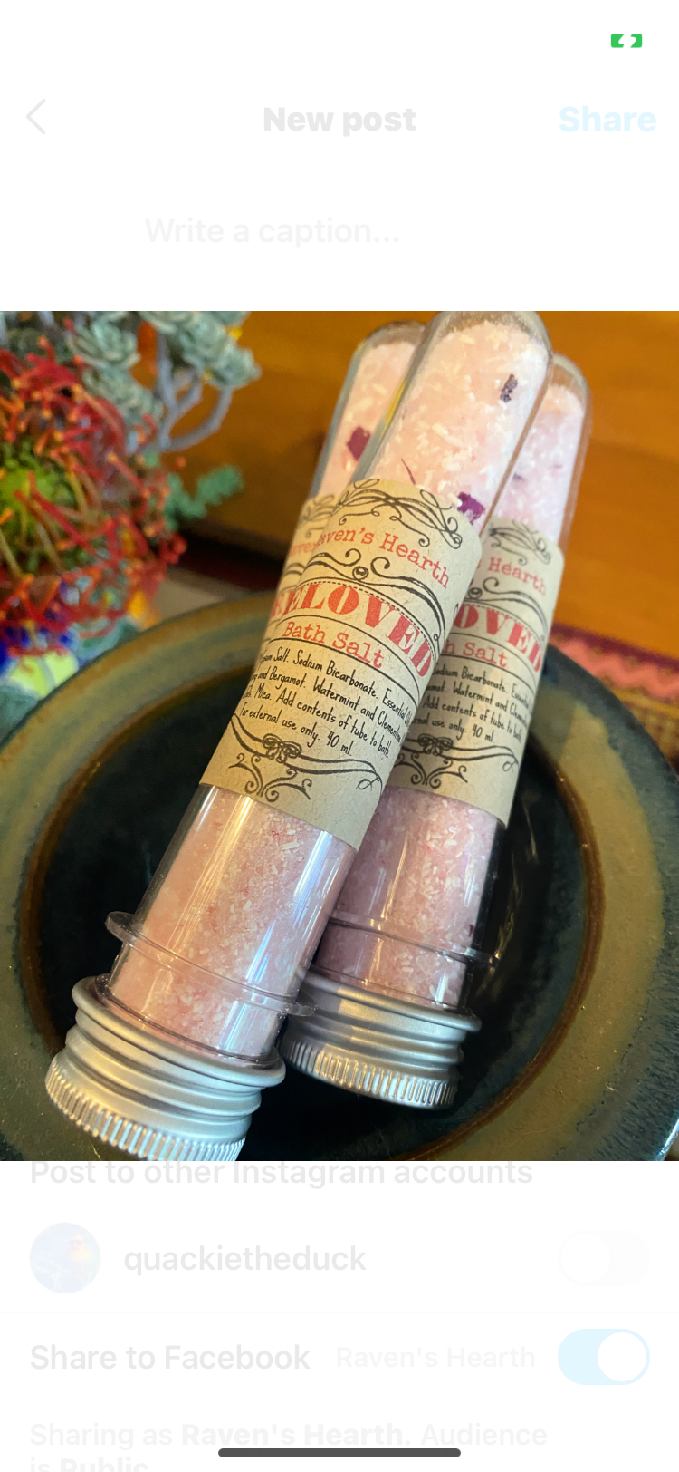 Raven’s Hearth - Venta al por mayor Sales de baño - Sales de baño Beloved | Perfumado a rosa y menta acuática | Hecho a mano0