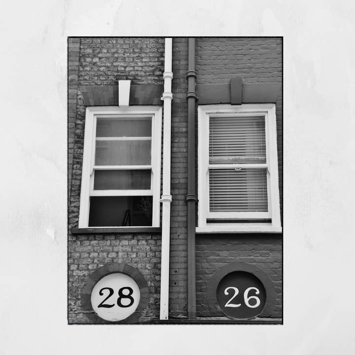 London Buildings Marylebone zwart-witfotoprint voor wholesale door Mo & Paul Photography