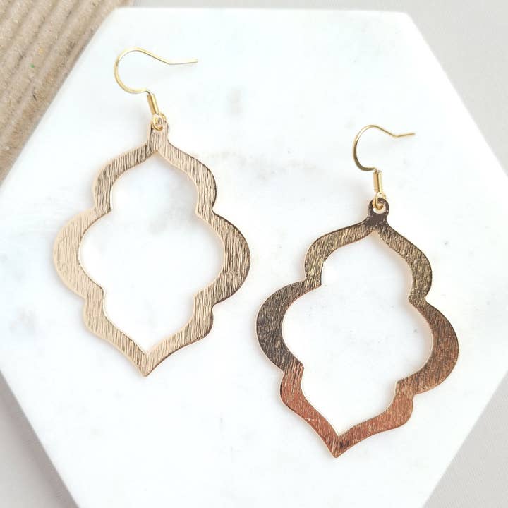 Talia Oorbellen - Goud // Sieraden, Klassiek voor wholesale door Spiffy & Splendid