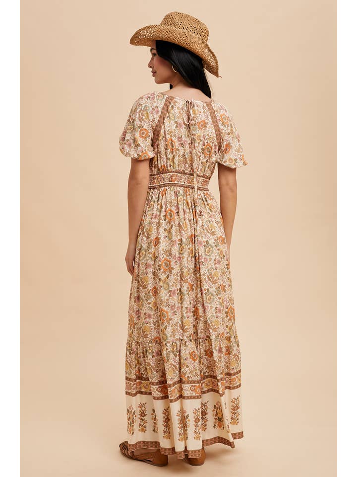 In Loom - Wholesale Dress - Women's - BORDER PRINT MAXI DRESS8