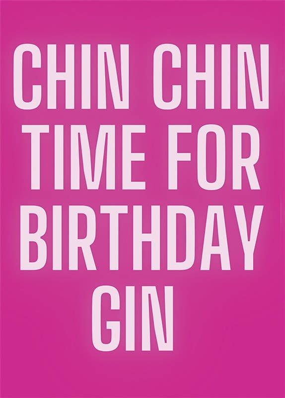 Natural Partners Limited – wholesale Birthday card – Greeting Card Chin Chin0