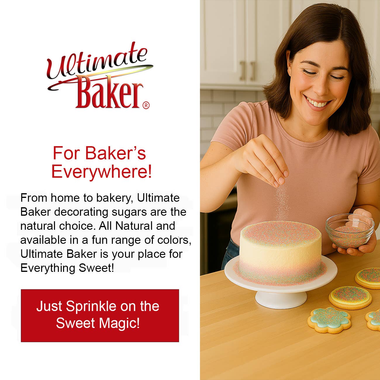 Ultimate Baker - Vente Sucre - Perles de Sucre Naturel pour Décoration Ultimate Baker (1 sachet de 113g)4