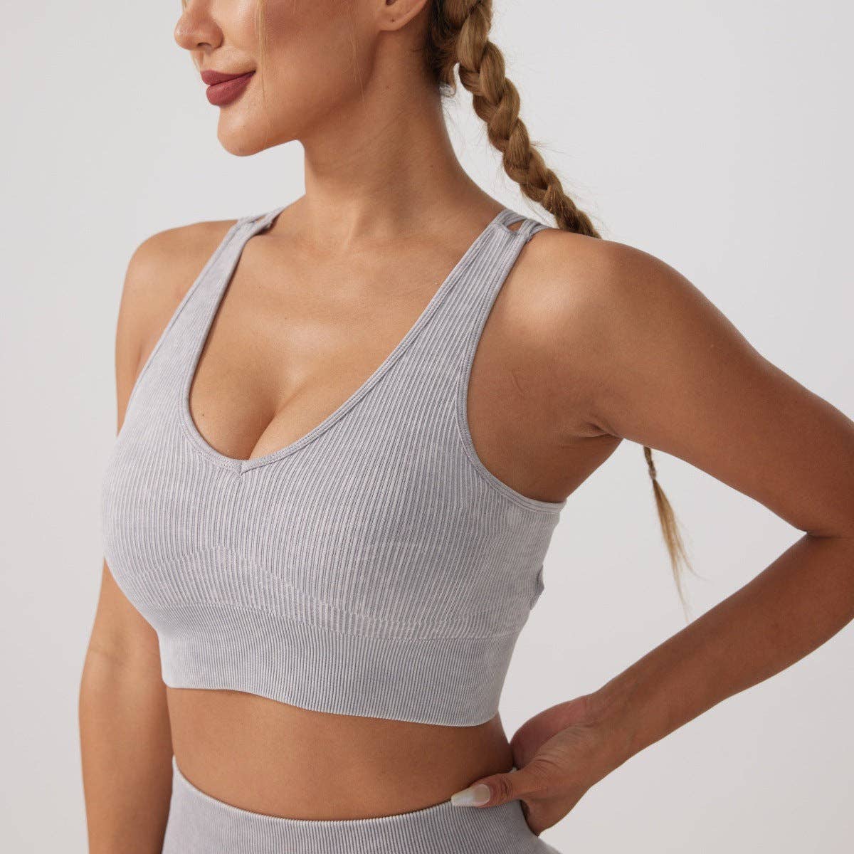 Your Beautiful Boutique - Wholesale Sports Bra - Women's - Women Fashion Blank Running Sports Bra4