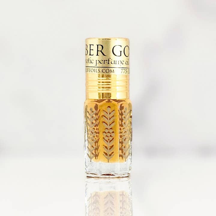 Temple of Life Oils & Perfumes - Wholesale Roll-On Fragrance - Exotic Perfume Oil Travel | Amber Gold | Gourmand Scents