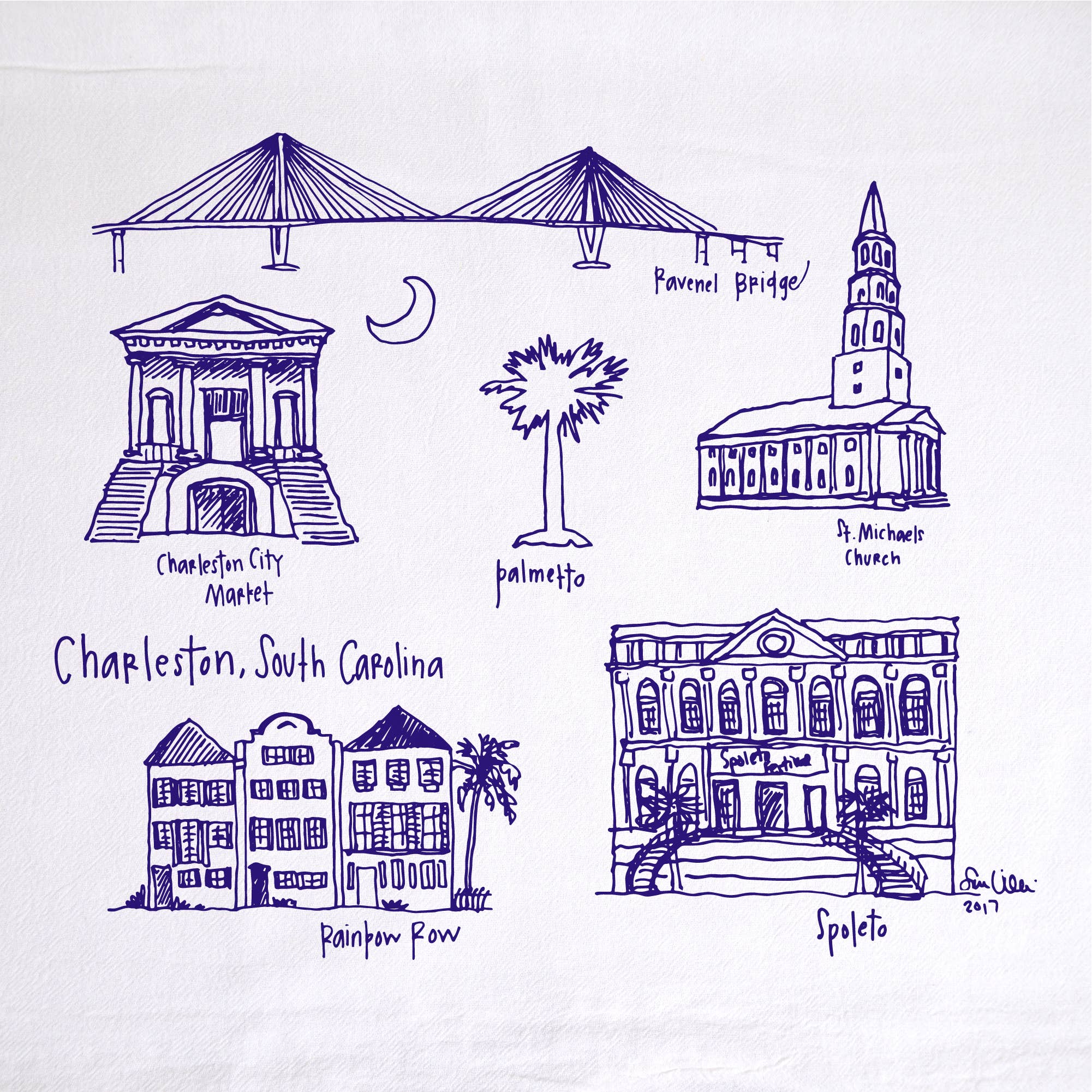 Girls Can Tell - Wholesale Tea Towel - Charleston Tea Towel | kitchen | flour sack | dish towel1