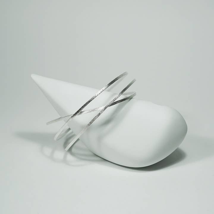 Pulsera Plata Tipo Esclava De 3 Vueltas En Plata Blanca para venta al por mayor de Tass Joies España