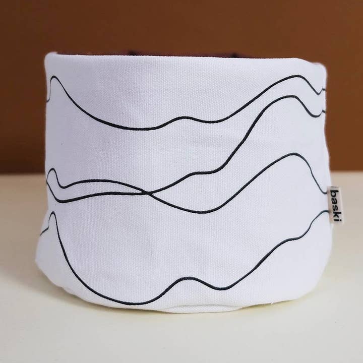 Baski plantetaske - potte - planteholder - Sandy Botanic sort for engroshandel hos Baski