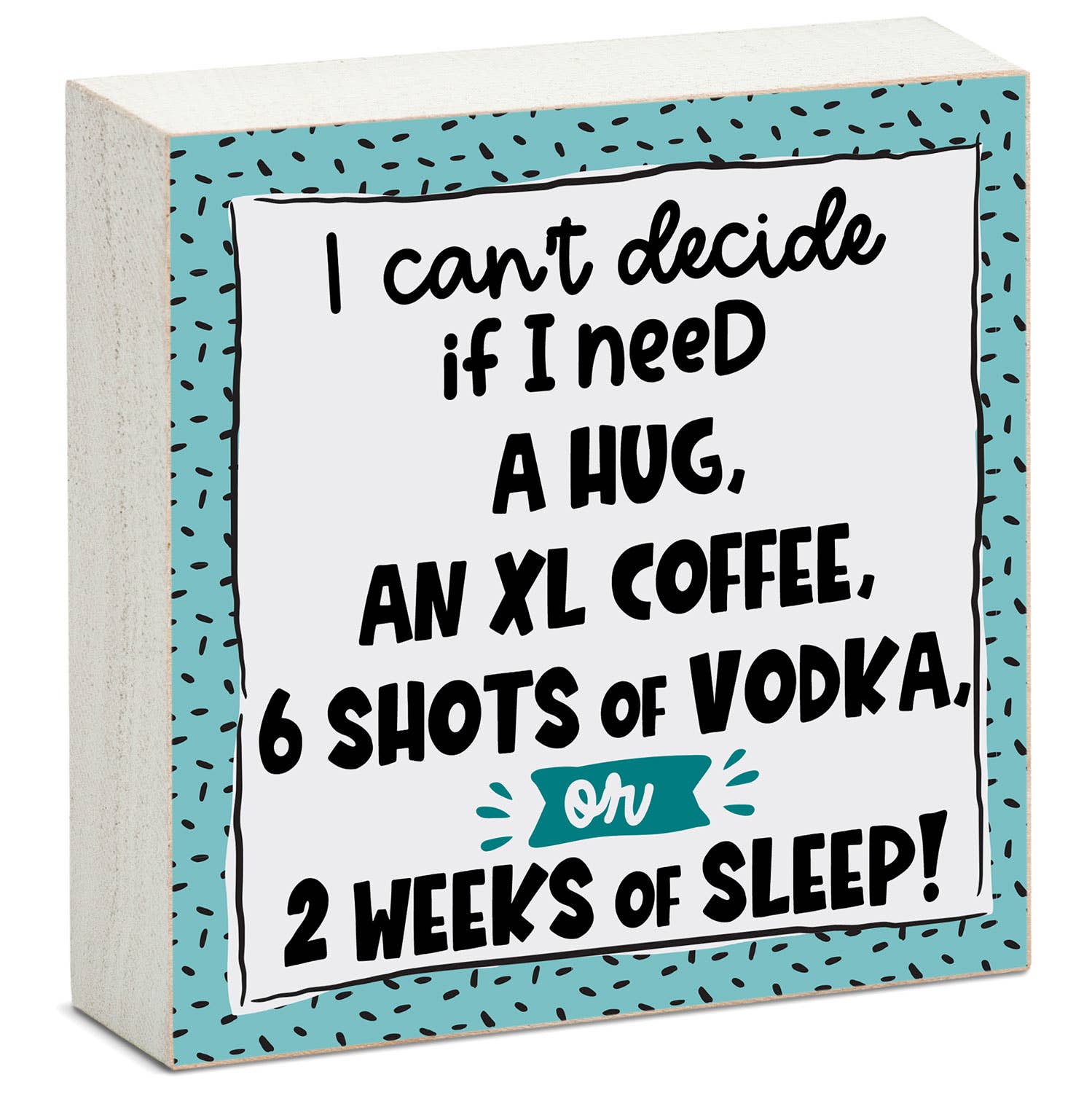 CounterArt/Highland Home/Thirstystone - Wholesale Sign - "Everyday Humor" Pre-Pack Artistic Wood Block Sign Display.2