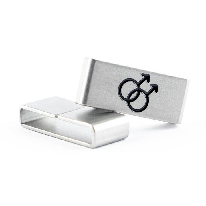 Gay Man Pride Slider Tag pour la vente par Radtagz