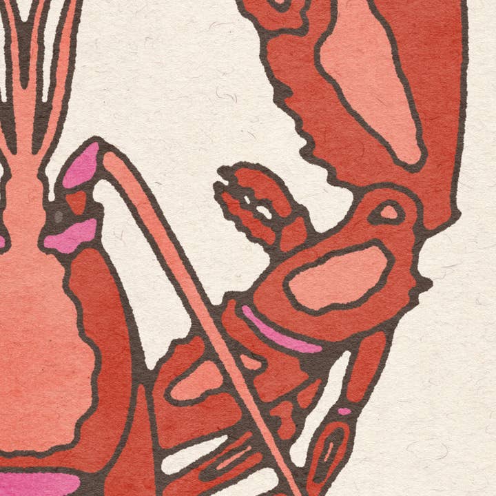 Brooke Finally - Wholesale Art Print - 8x8 Lobster Art Print1