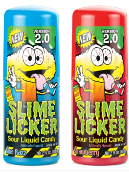 Toxic Waste Slime Licker 2.0 Blue Razz & Strawberry 56 g für den Großhandel von iSweet.ca
