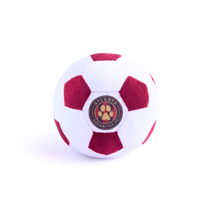 Floofball - Wholesale Pet Plush Toy - Dog - Atlanta Chewnited Plush Soccer Ball Dog Toy