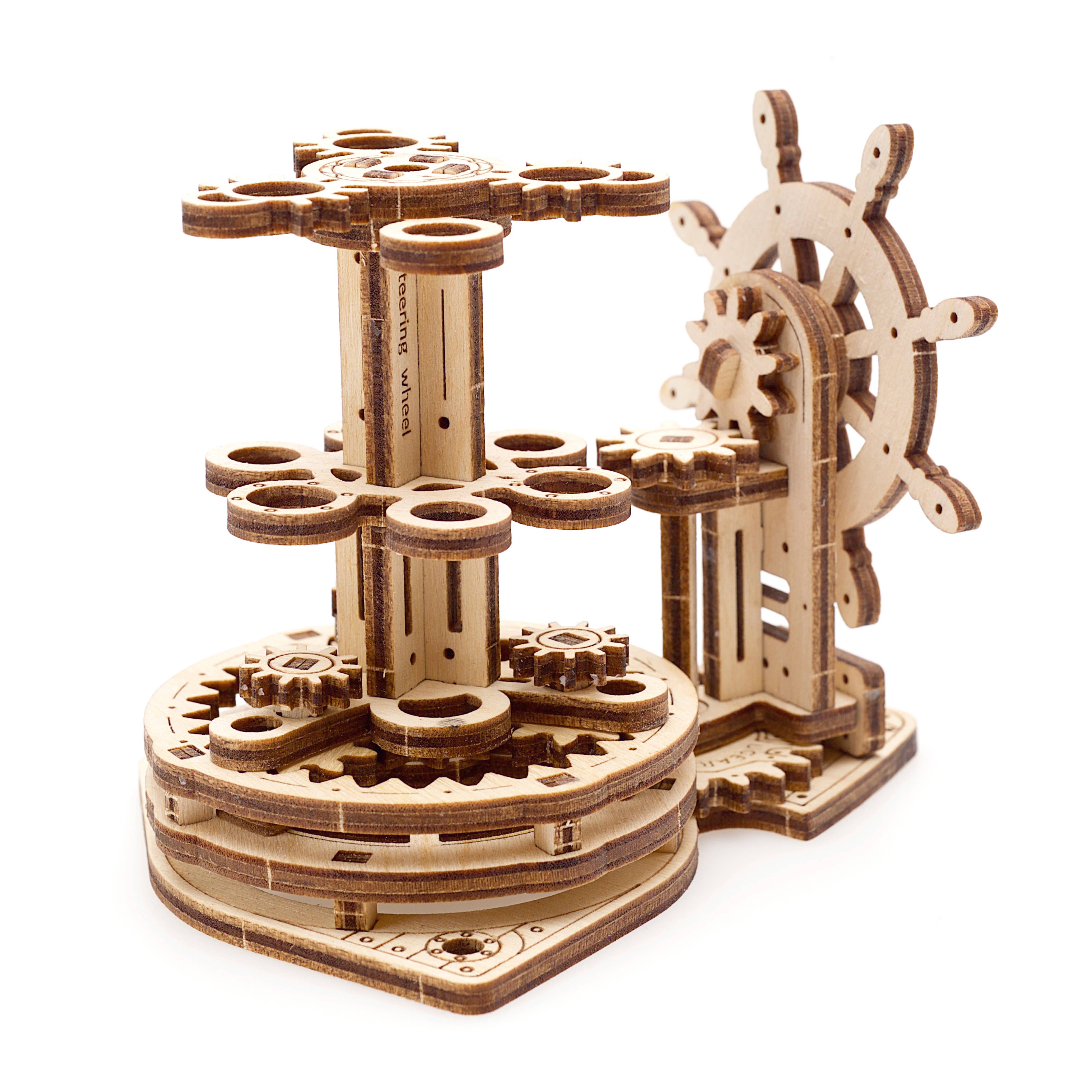 Ukrainian bridge - Wholesale DIY Craft Kit - Wheel Organizer 3D Wooden Model3