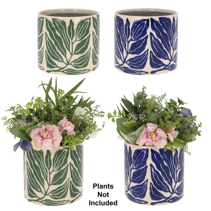 Joe Davies - Vendita all'ingrosso Vasi per piante - Vaso Tropic Leaf piccolo1