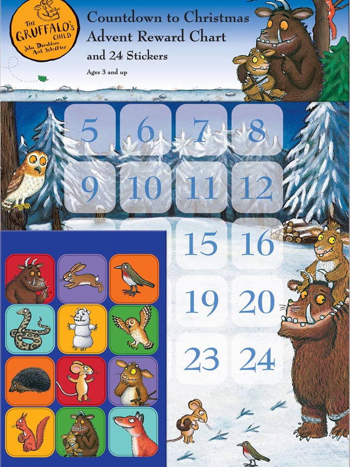 Tabla de Recompensas de Navidad de La Hija del Grúfalo para venta al por mayor de Paper Projects Ltd