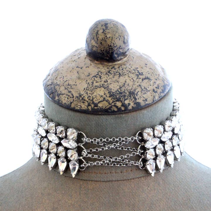 GARGANTILHA DE CRISTAL GIGI por atacado de House of Emmanuele