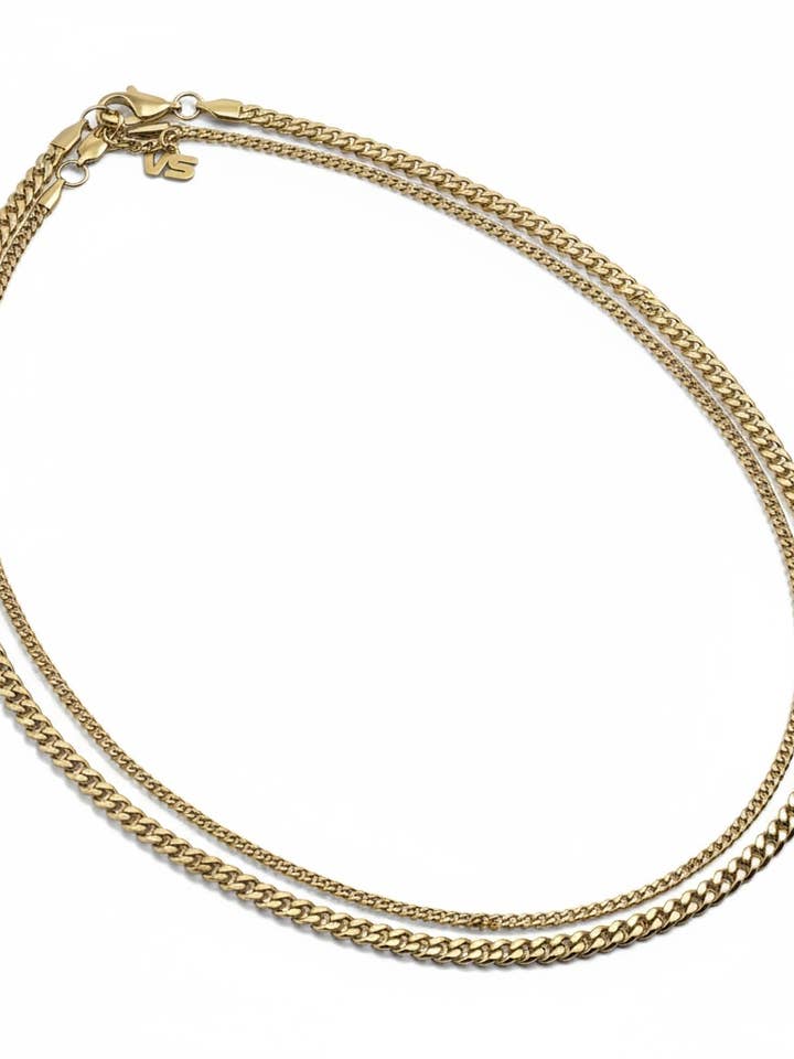 Cascade 2-Chain Stack - GOLD for wholesale by Versus Apparel