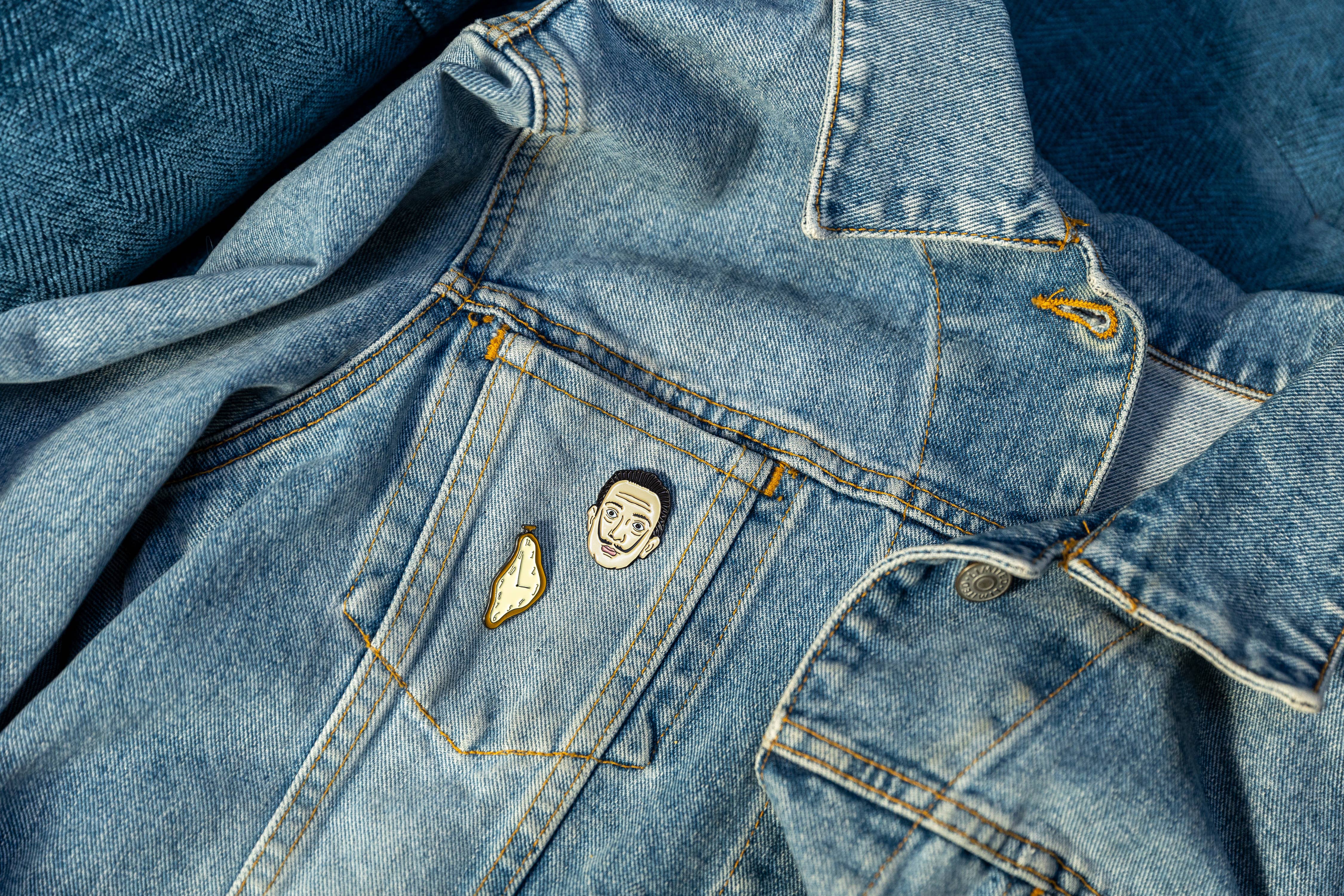 Unemployed Philosophers Guild - Wholesale Lapel Pin/Button - Dalí & Watch Pins1