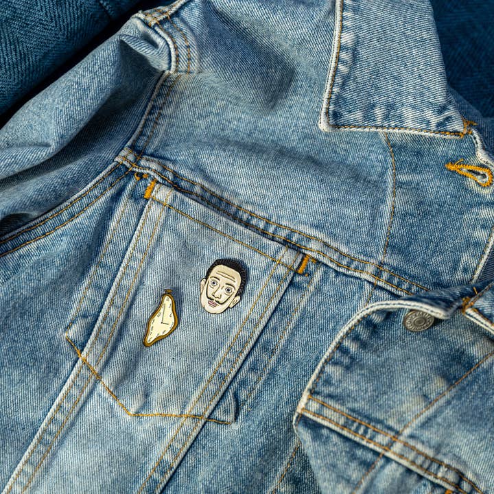 Unemployed Philosophers Guild - Wholesale Lapel Pin/Button - Dalí & Watch Pins1