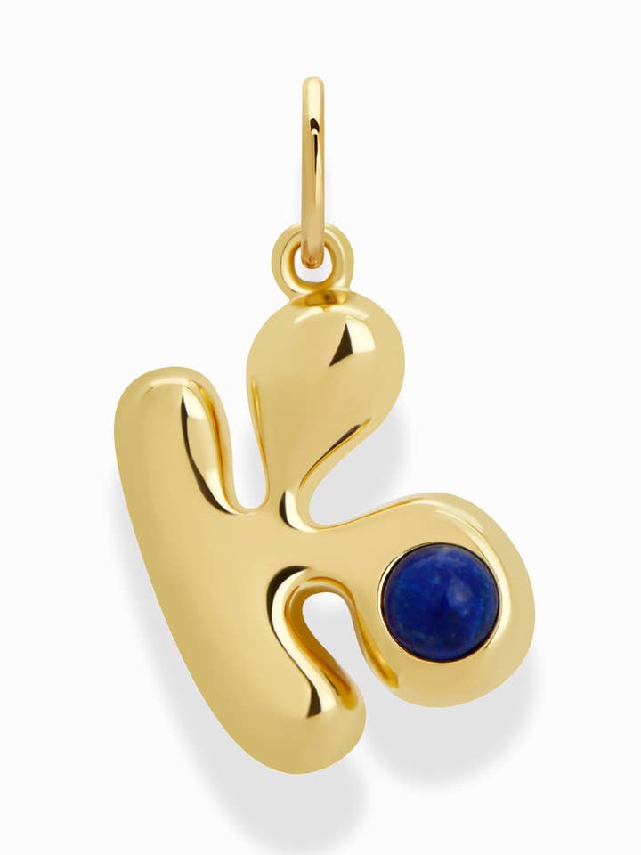 Pendentif Lettre Bubble Thea pour la vente par Mod + Jo