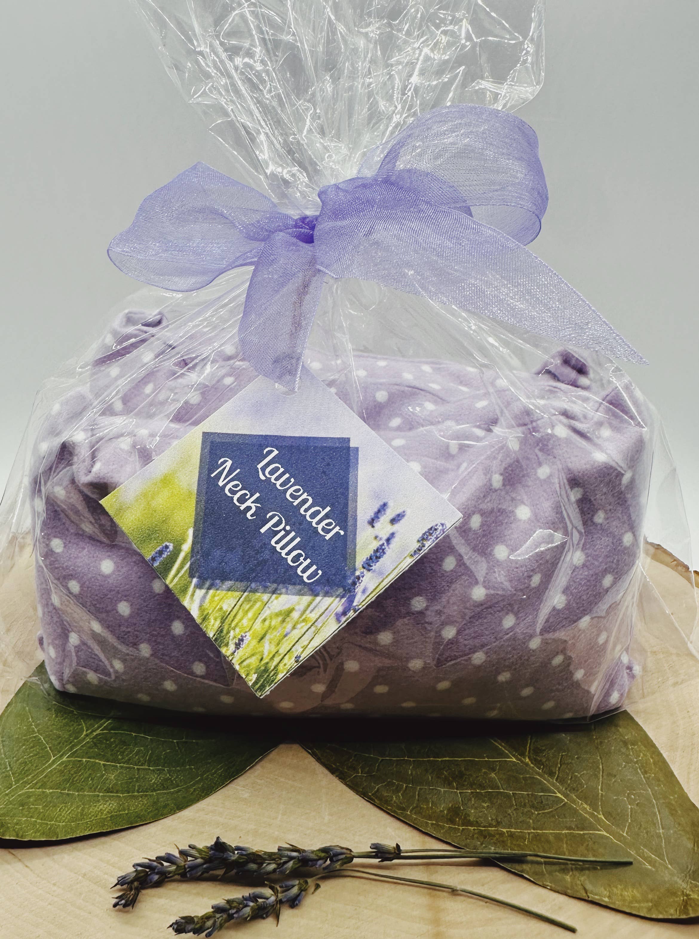 Wellness & Oils – wholesale Varm/kall kompress – Lavendel Neck Wrap Varm och kall terapi Lavendel Polka Dots2