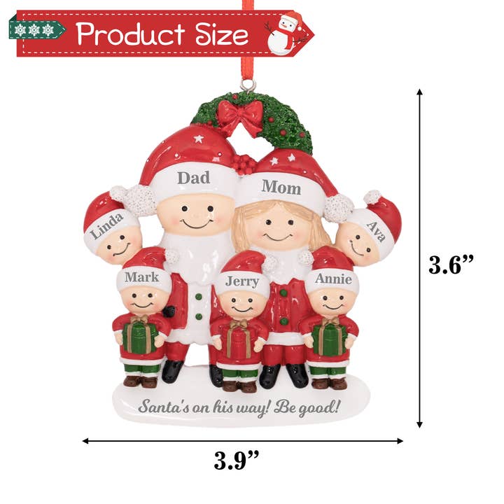 3D Personalized Family Christmas Ornaments family members and other Purchase Wholesale personalized christmas tree ornaments. Free Returns & Net 60 Terms on Faire trending on Faire.