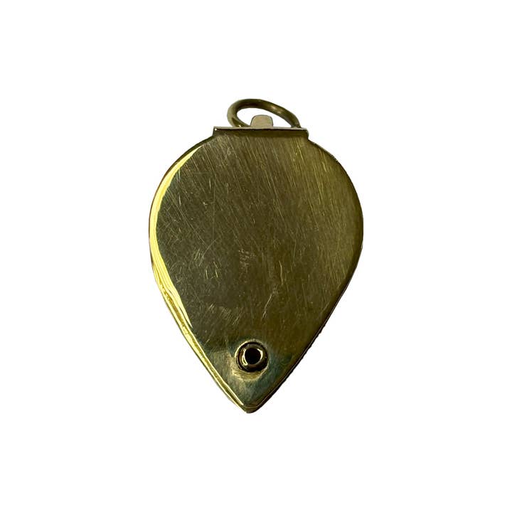 Madison Bay Co. - Historical Home Decor Reproductions - Wholesale Pendant/Charm Necklace - 1-1/2" Polished Brass Map Magnifier with Black Cord Necklace