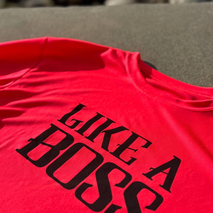 LIKE A BOSS UPF LONG SLEEVE for wholesale by Mermaid Mafia Outfitters