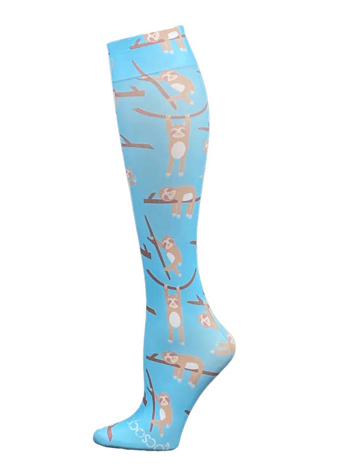 Swinging Sloths Athletic Socks for wholesale by Hocsocx, Inc.