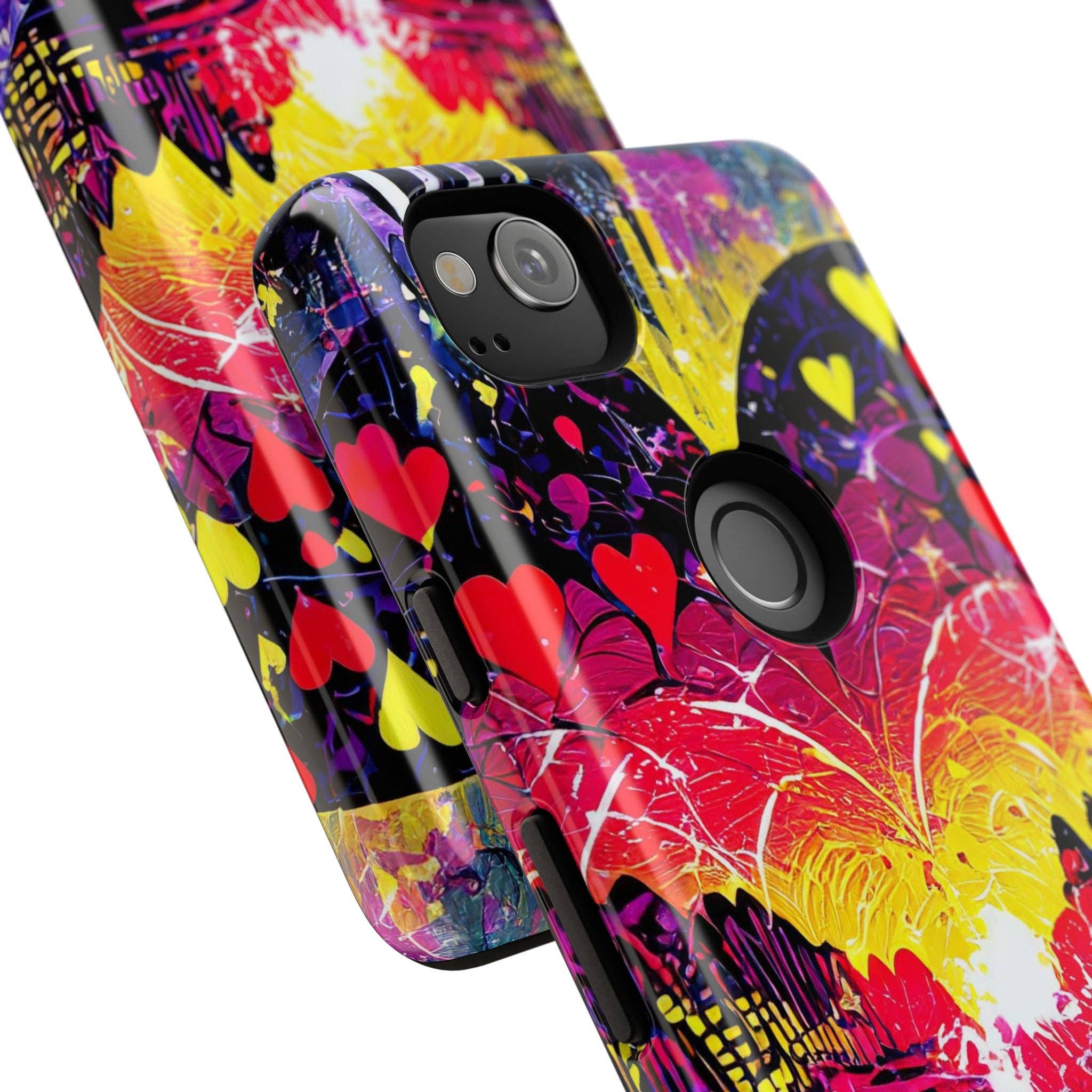 Studio 653 Clothing Co - Wholesale Phone Case - Women's - Vibrant Heart Sunset Tough Phone Case66